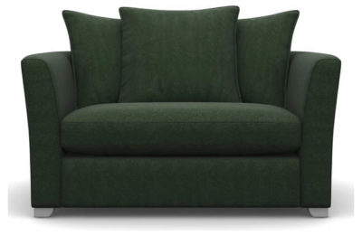 Heart of House Libby Fabric Cuddle Chair - Forest